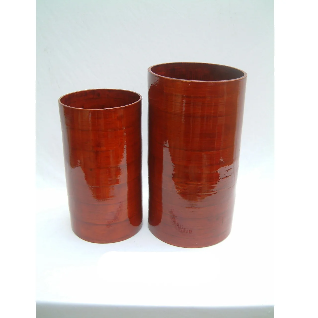 
Art Decor Casual Handicraft Contemporary Decorative Europe Round Spun-bamboo Vase 