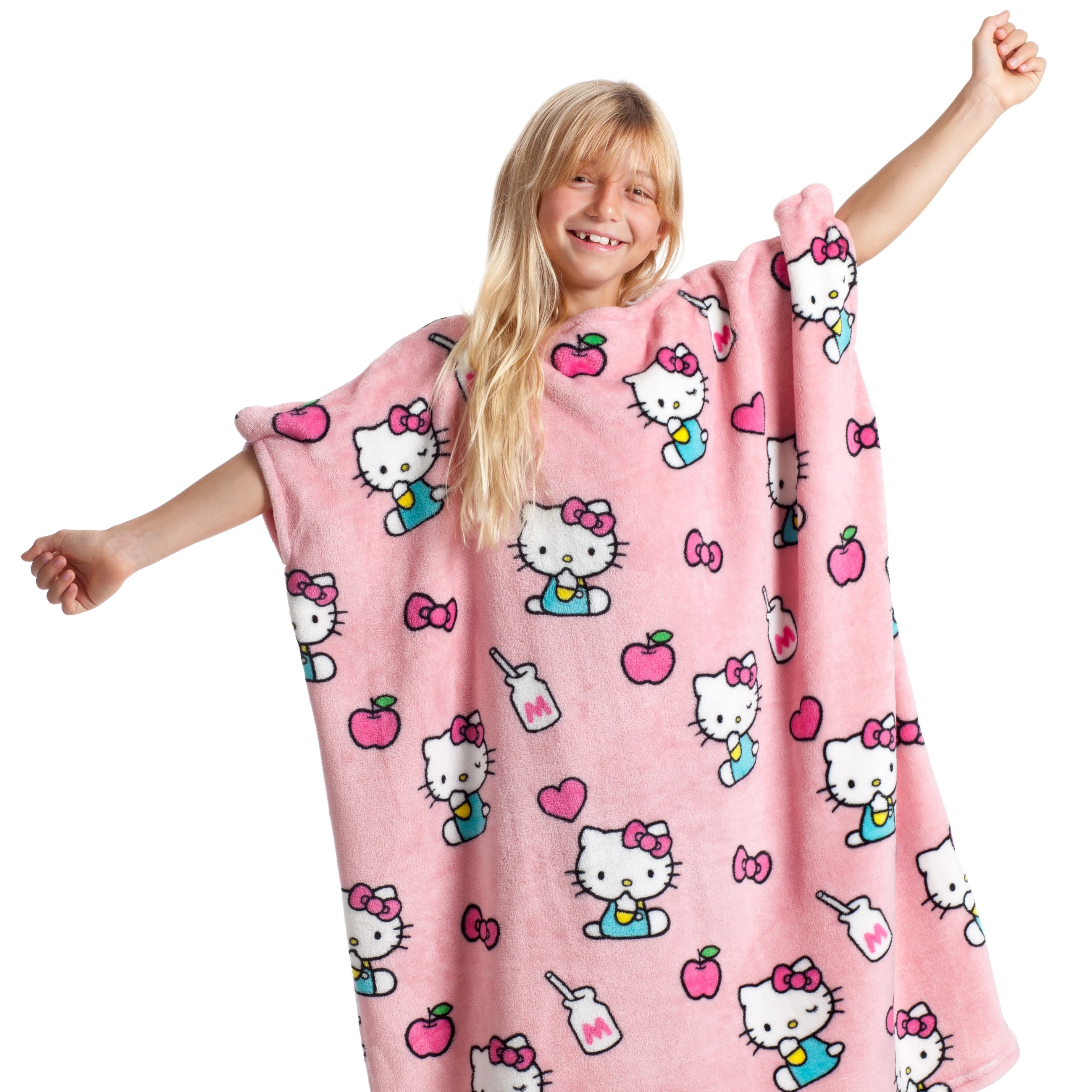 
KANGURU MOMONGA HELLO KITTY WEARABLE FLEECE BLANKET FOR KIDS 