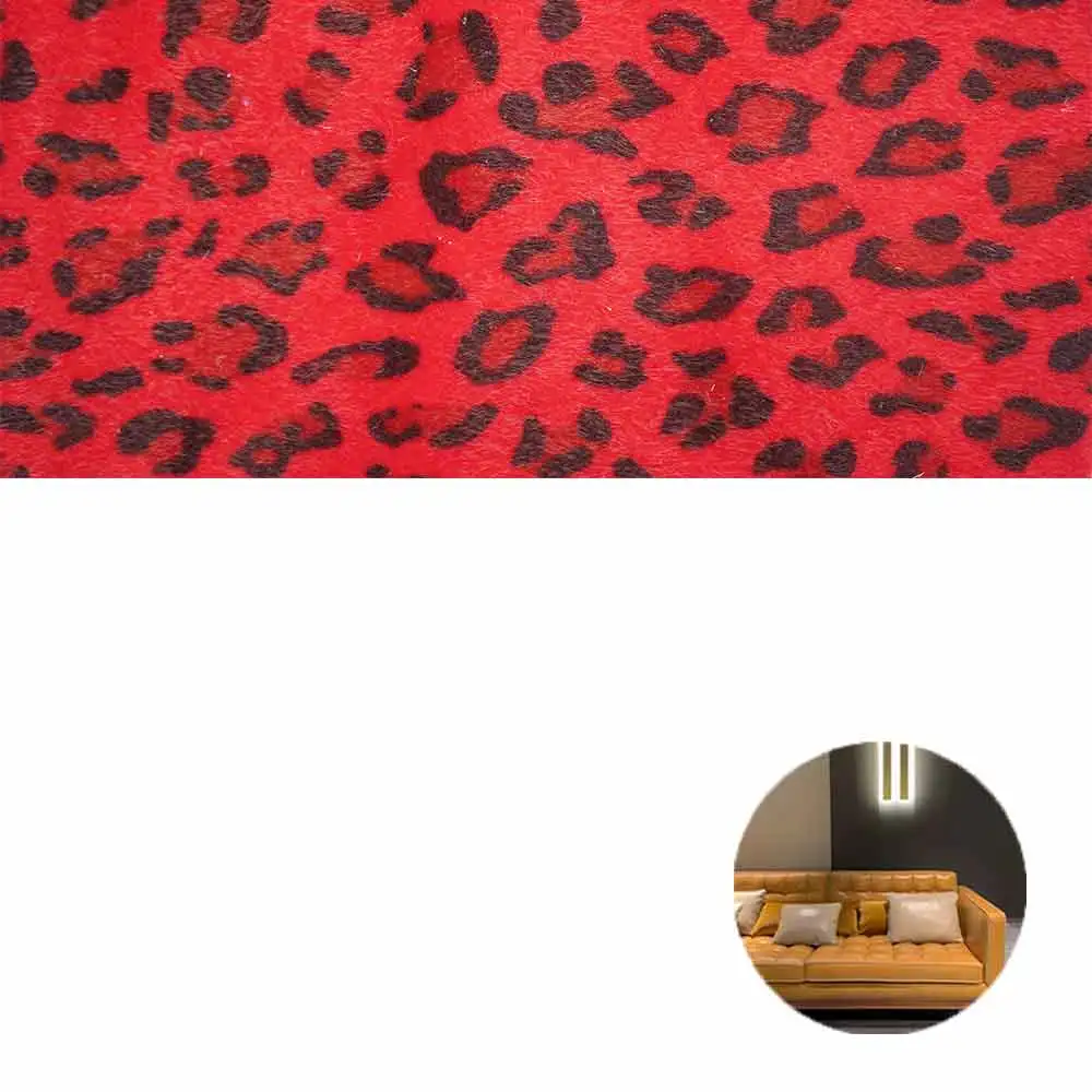 amazon hot selling polyester faux leather vinyl animal gray patterned fur  fabric for iphone xr case