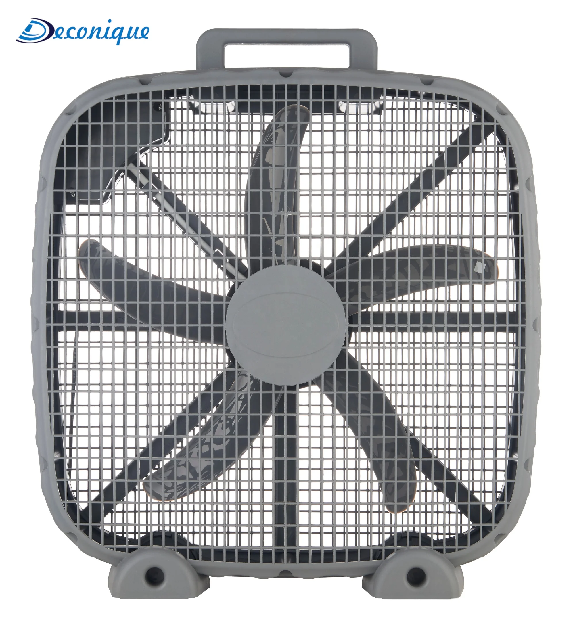 
20' inch high power grey or black Box fan with multiple speeds 