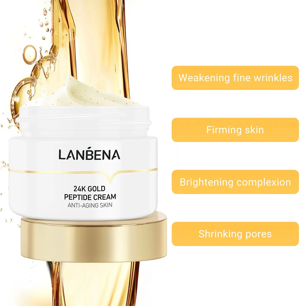 LANBENA Firming Wrinkle Wholesale  Cosmetic 24K Gold  Moisturizing Breast Face Cream