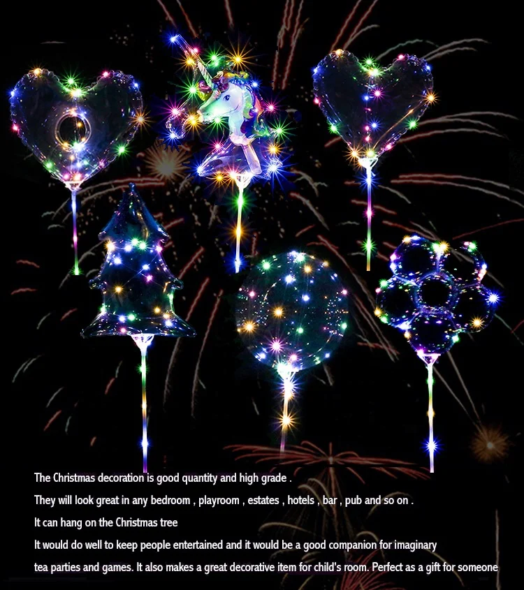 2020 Free combination DIY balon toys globos al por mayor luces led balloon light  party decoration de san valentin