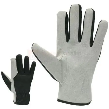High Quality Hi-Viz Safety Gloves Anti-Cut and Anti-Slip Leather Working Gloves for Hand Protection