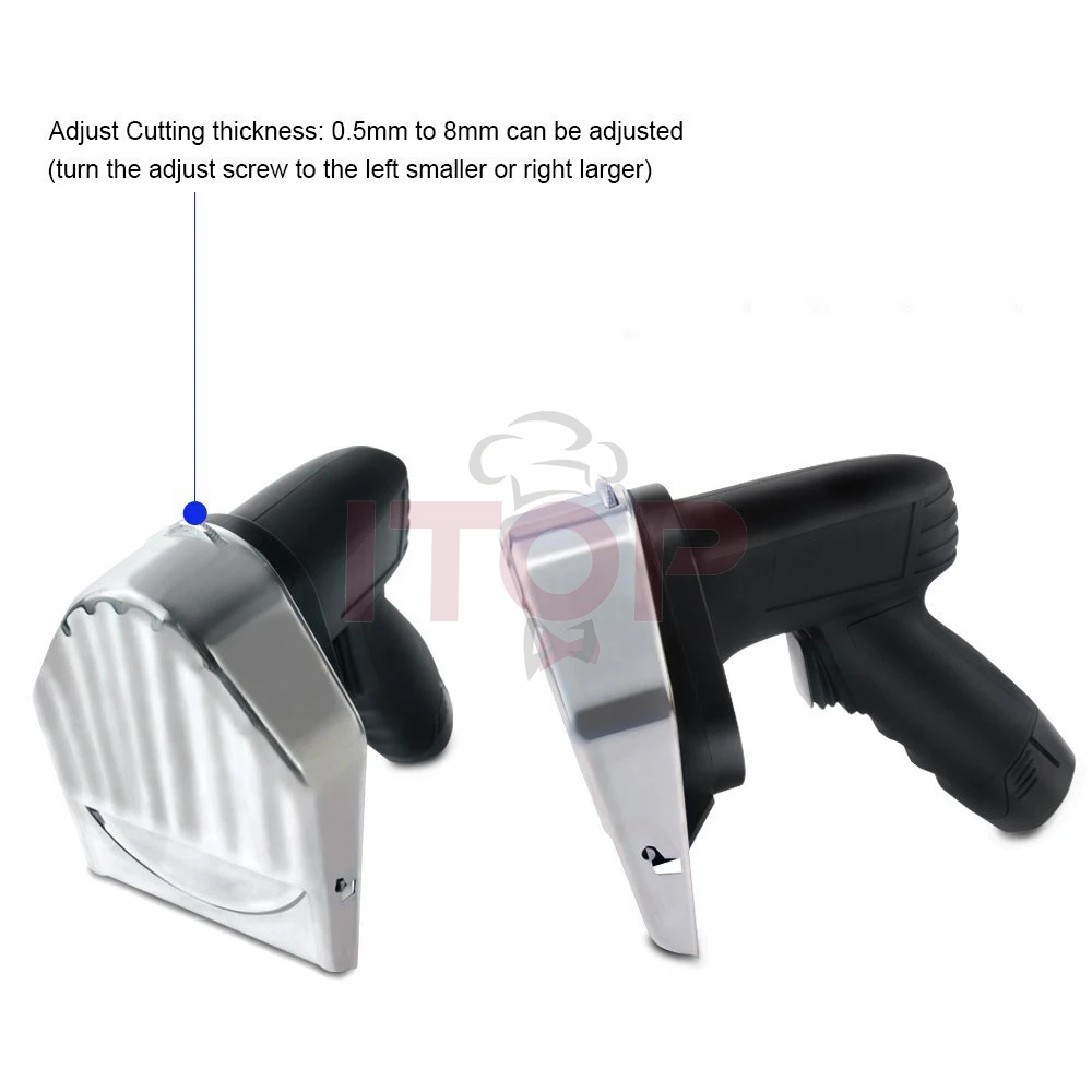ITOP Electric kebab knife for doner slicer Wireless Stainless steel doner kebab knife cut meat Gyro Shawarma kebab knife slicer