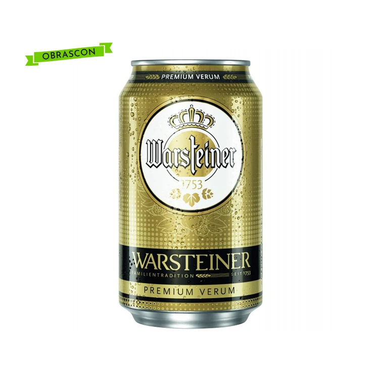 Exclusive Sale on 550 ML Can Packed 4.8% Alcohol Rich German Pilsner Warsteiner Beer