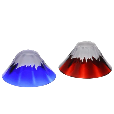 Mountain Fuji glass made in Japanese sake glass wisky rock highball