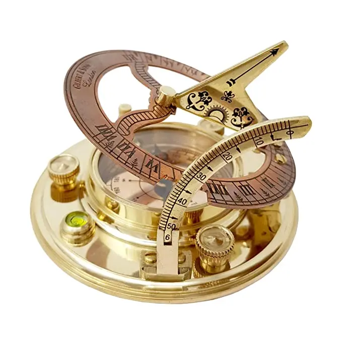 High quality brass compass sundial nautical compass brass wholesale from Indian Manufacturer nautical antique brass compass