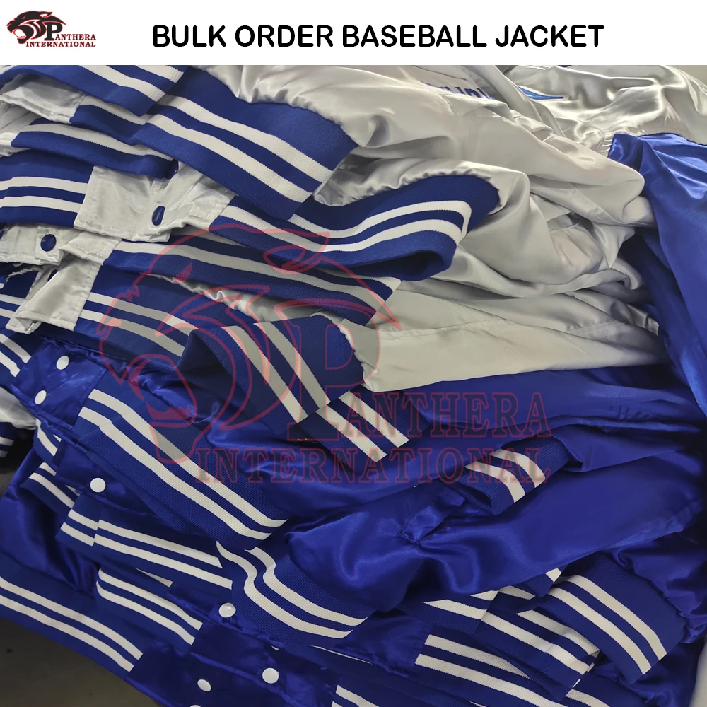 Custom High Quality Satin Bomber Jacket