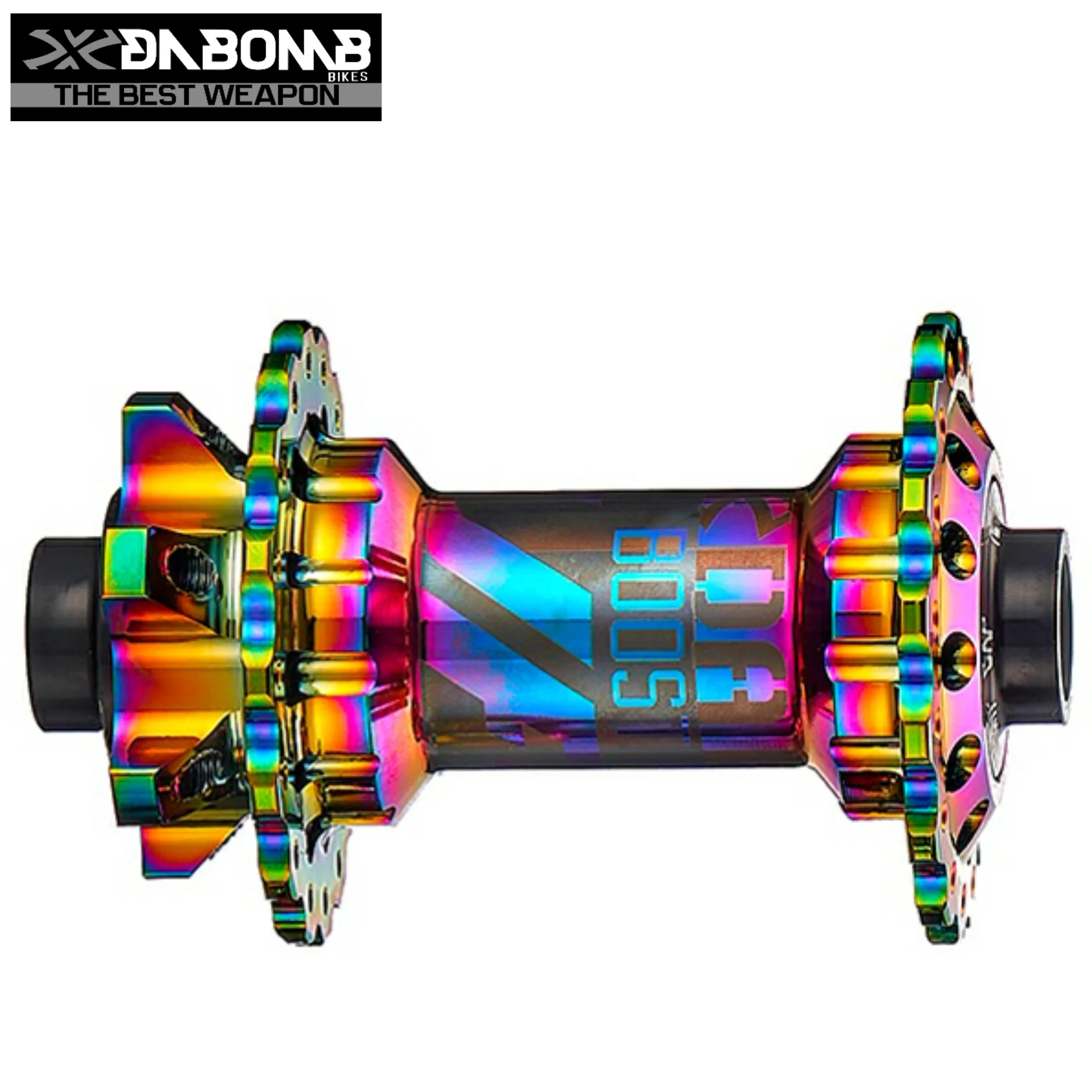 Передняя Ступица DABOMB Oil Slick для горного велосипеда CNC 110 мм * 15 мм