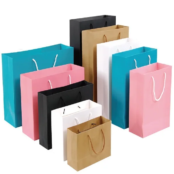 Customized styled paper bag gift box packaging for food packaging