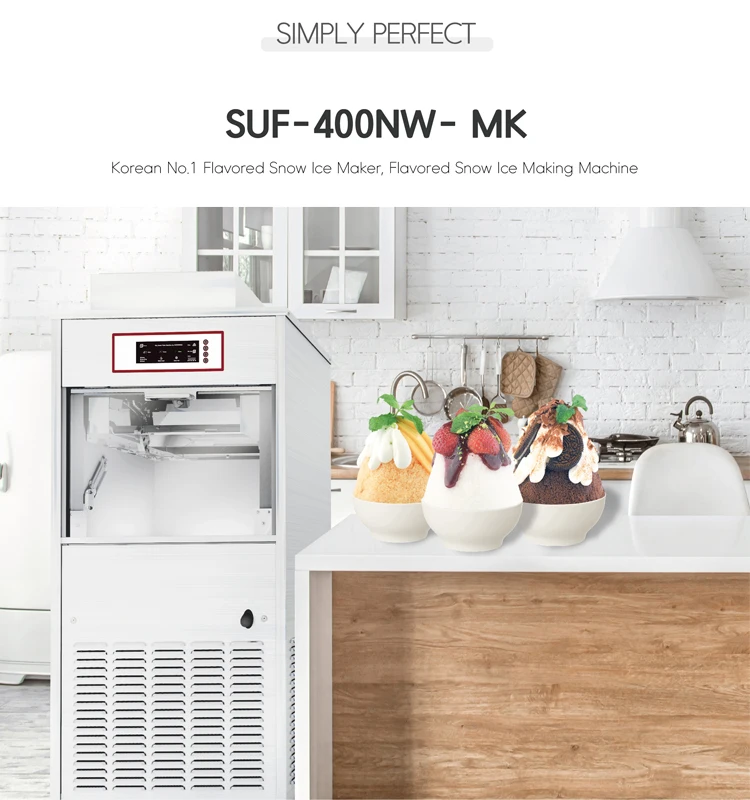 Korean Super Bingsu machine for commercial