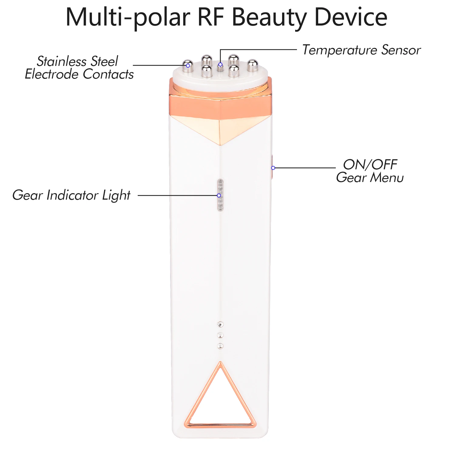 
Portable RF Home Beauty Apparatus Skin Tightening Machine Skin Care Anti Aging and Wrinkles Device 