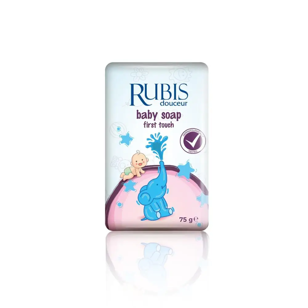 Мыло для младенцев Rubis 6x75 г в индивидуальной бумажной упаковке (62012086836)