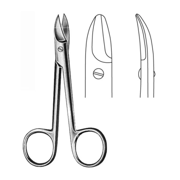 Beebee ножницы 10 см/4 дюйма тупые прямые