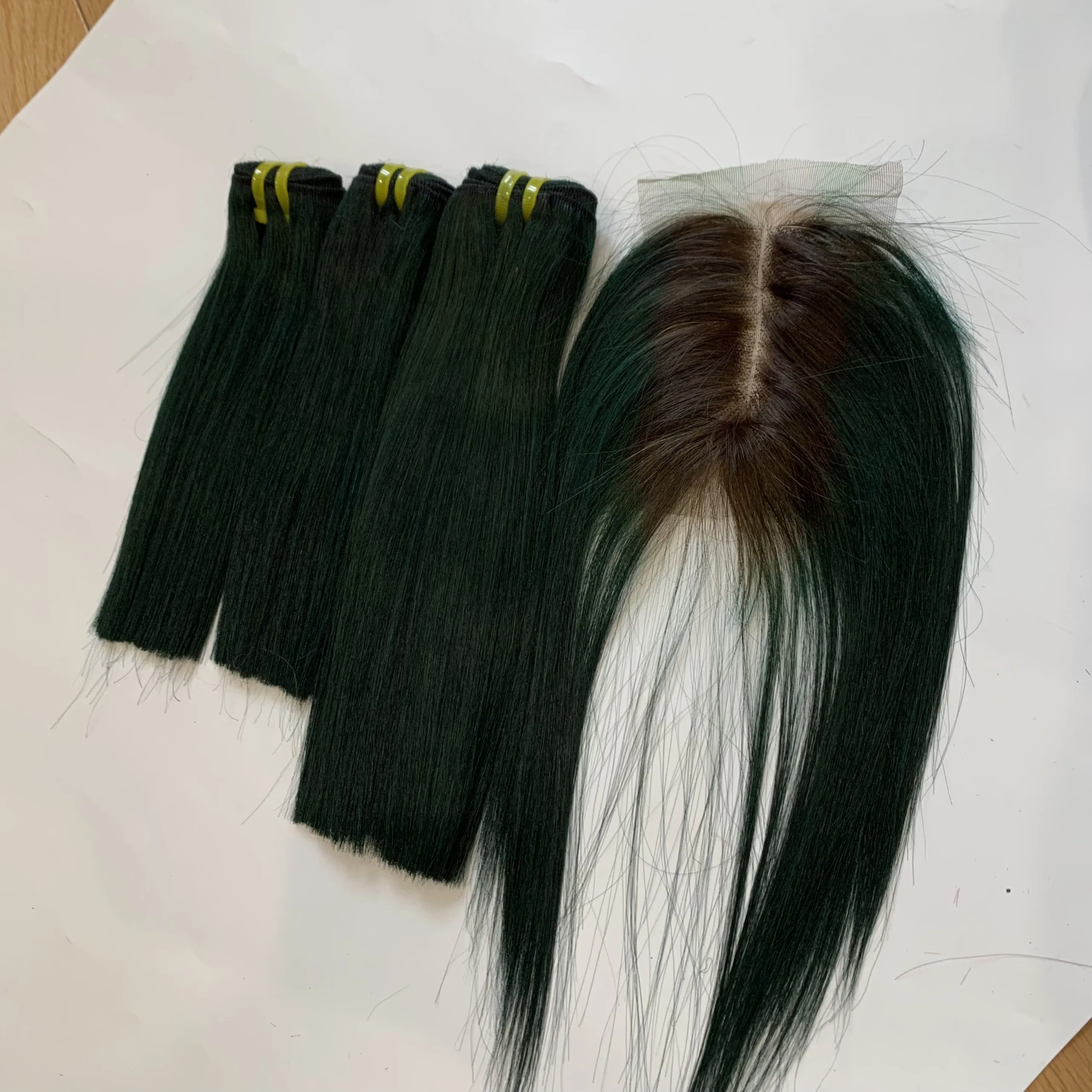 Оптовая продажа лучшее качество 100% человеческие волосы Remy супер двойной прямой цвет вьетнамские