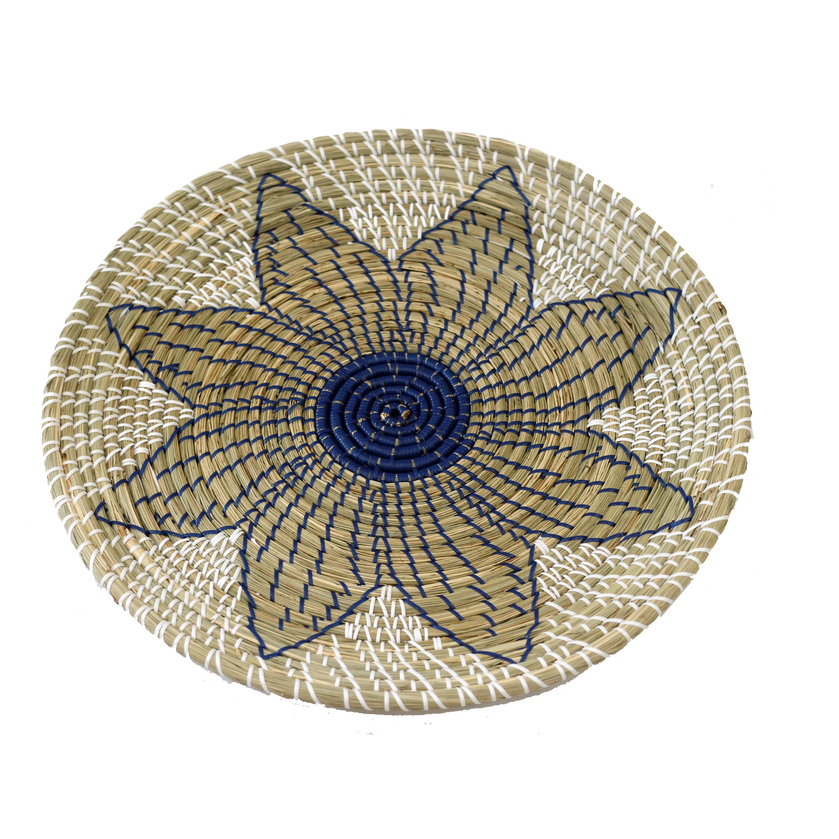 Сделано в Вьетнаме Лидер продаж модная настенная тарелка Декор Уникальное Настенное искусство для спальни гостиной или офиса из ротанга морские водоросли