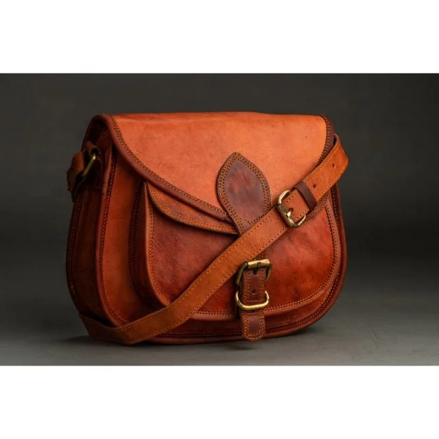 Дешевая винтажная сумка для велоспорта оптом кожаная велосипедная на руль