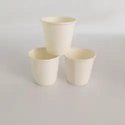 OEM ODM Factory 8oz Disposable Coffee Paper Cups Manufacturer food grade single wall paper cup with handle for taking away