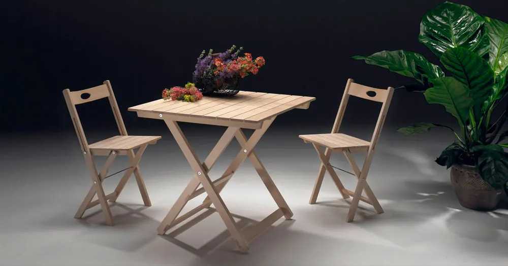 Деревянный складной столик в итальянском стиле «SIXTIES»