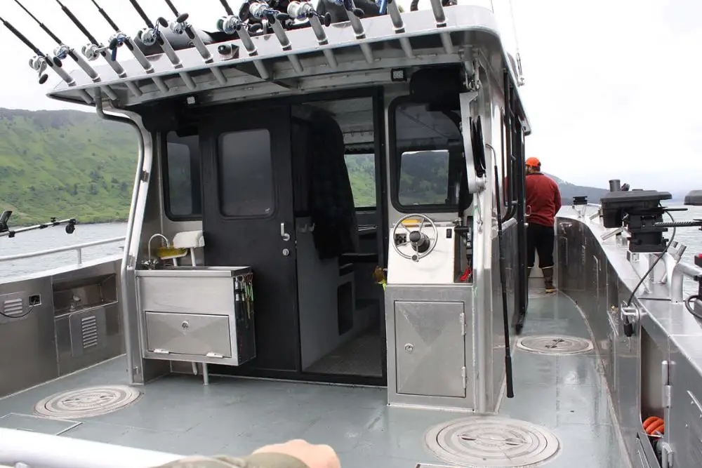 9.75m 32ft  Aluminum catamaran fishing  boat work boat for sale