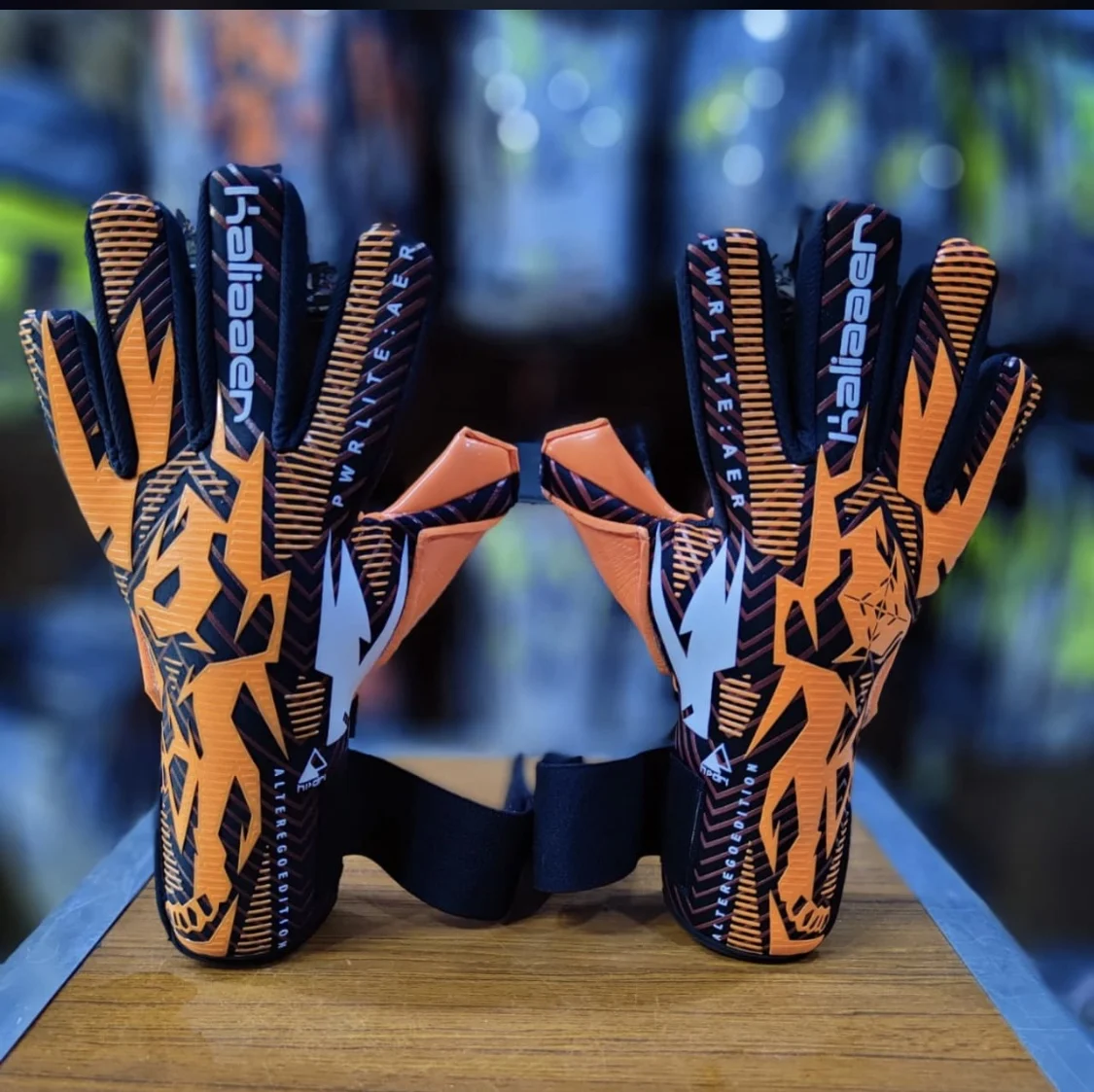 Профессиональные перчатки вратаря/высококачественные немецкие латексные 4 мм