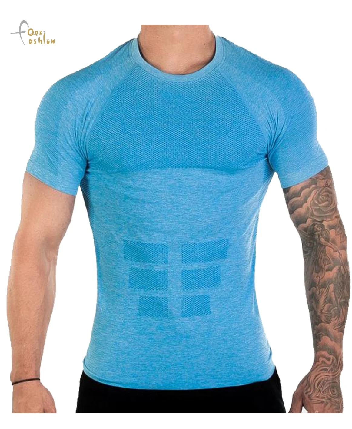 Summer black cotton gym sports t shirts