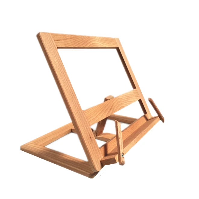 Adjustable Wooden Laptop Stand MacBook Holder Bamboo Display Stand for Tablet iPad Bible Sheet Stent Music Recipe Book Holder