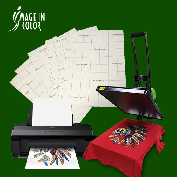 3G Jet Opaque No Cut Heat Transfer Paper A3 for Dark T-shirt