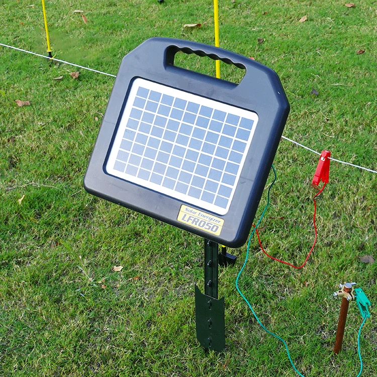 100 Acres Solar Powered Animals Electric Fence  Energizer