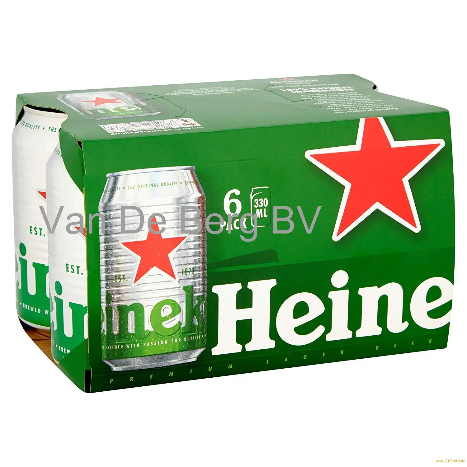  Пиво-лагер премиум-класса Heineken 330 мл 400 24 В