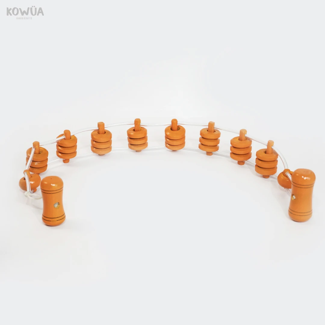 Пояс-ролик деревянный терапевтический инструмент, массажный пояс ролик для тела, деревянный терапевтический ролик