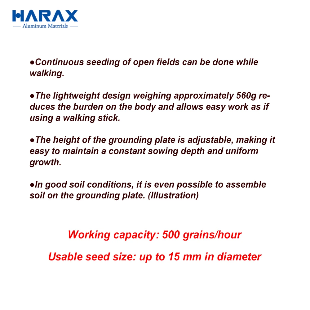 Simple sowing machine TM-800 made in Japan