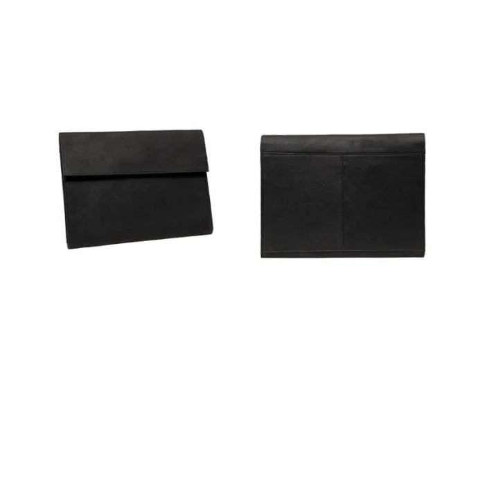 Manufacturer of Custom Logo Black Color  Executive File Folder  PU Leather Manager Case