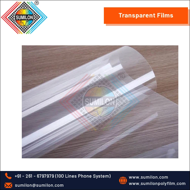 High in Demand Soft High Clarity Transparent Polyester PET Film for Packaging, Printing, Lamination at Low Price