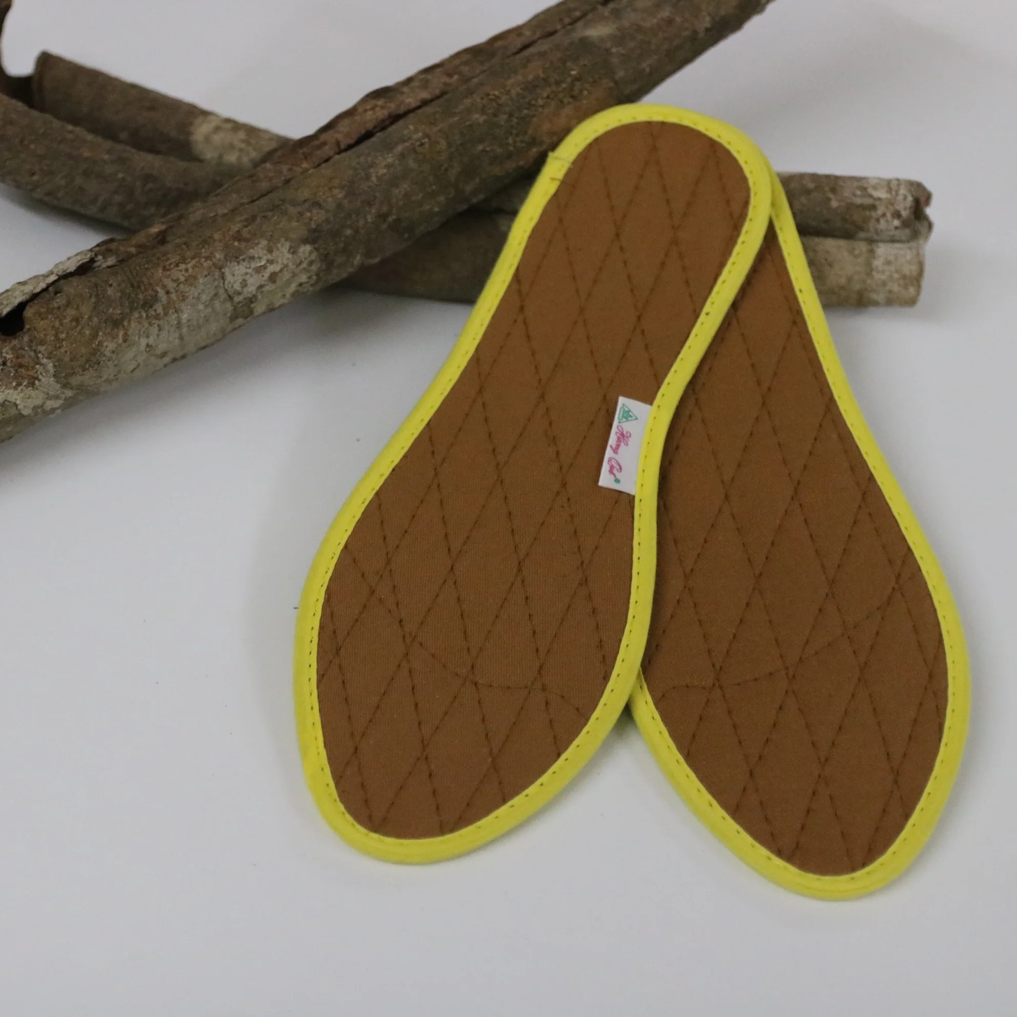 Super Supplier Natural Cinnamon Sports Insoles Super Breathable and Absorbent Shoe Insoles for Effective Foot Odor Control