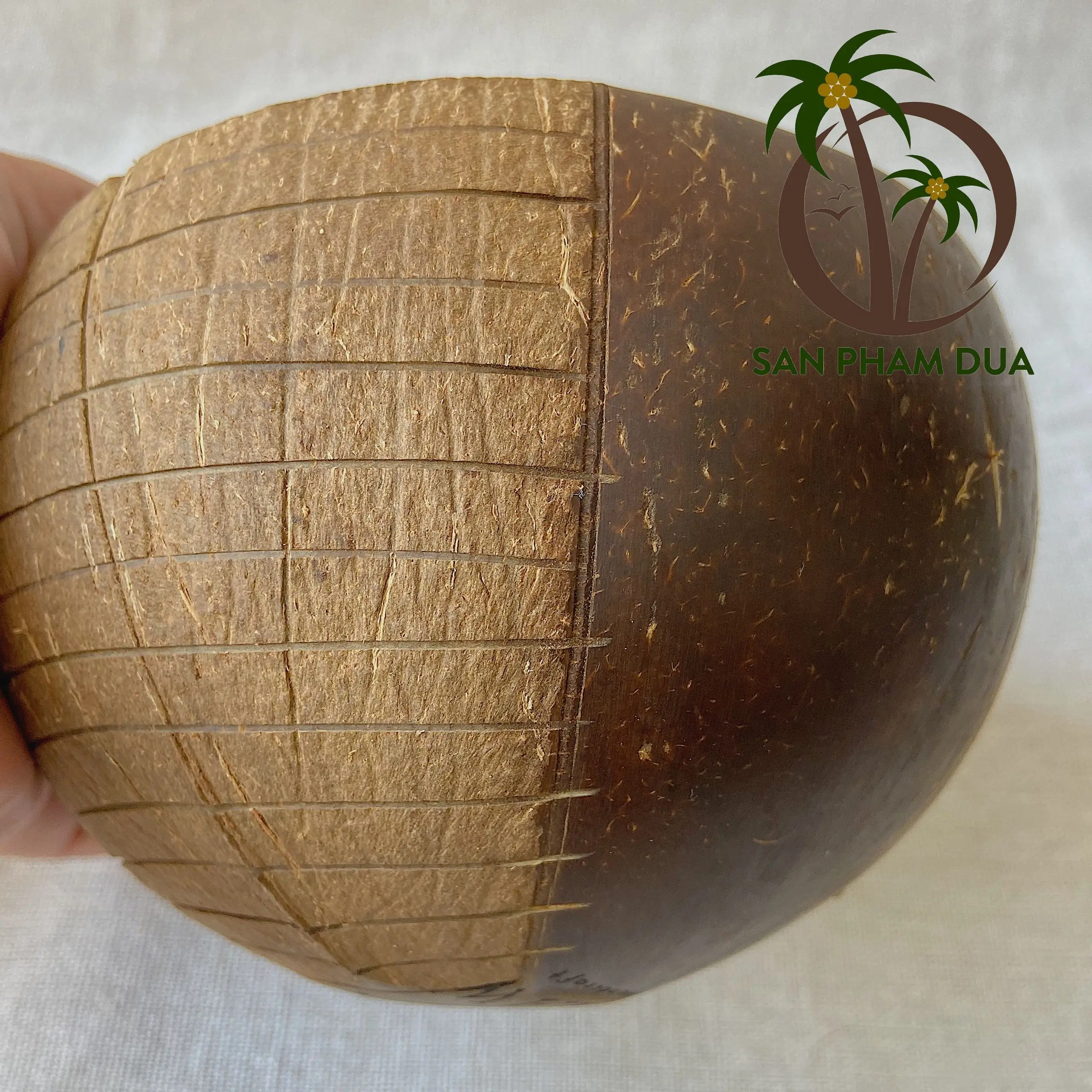 COCO-ECO BRAND  100% PURITY FROM VIETNAM NATURAL COCONUT BOWL EXQUISITE HANDMADE PRODUCTS HOUSEHOLD TABLEWARE CUTLERY
