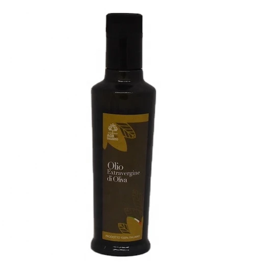 Premium Italian Quality Extra Virgin Olive Oil 0,25 l - Mediterranean diet, edible EVO OIL glass bottle
