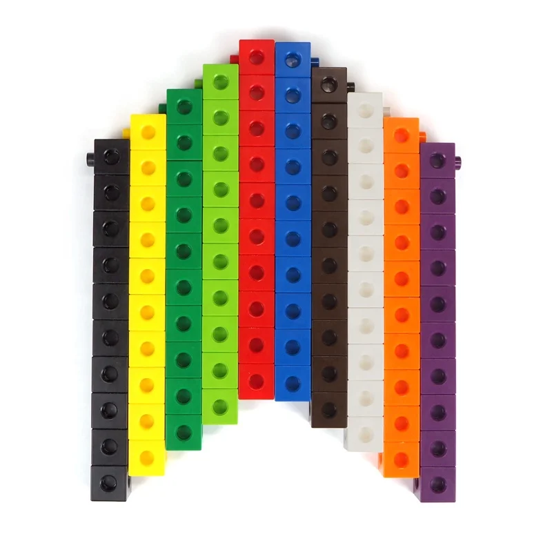 DIY Link Cube /Permutations / plastic building blocks / imagination teaching aids