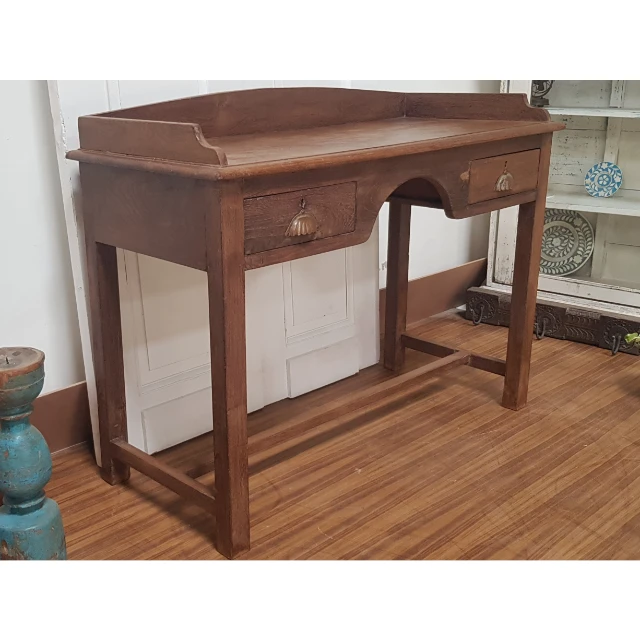 Винтажный письменный стол из тикового дерева античная мебель винтажная индийская