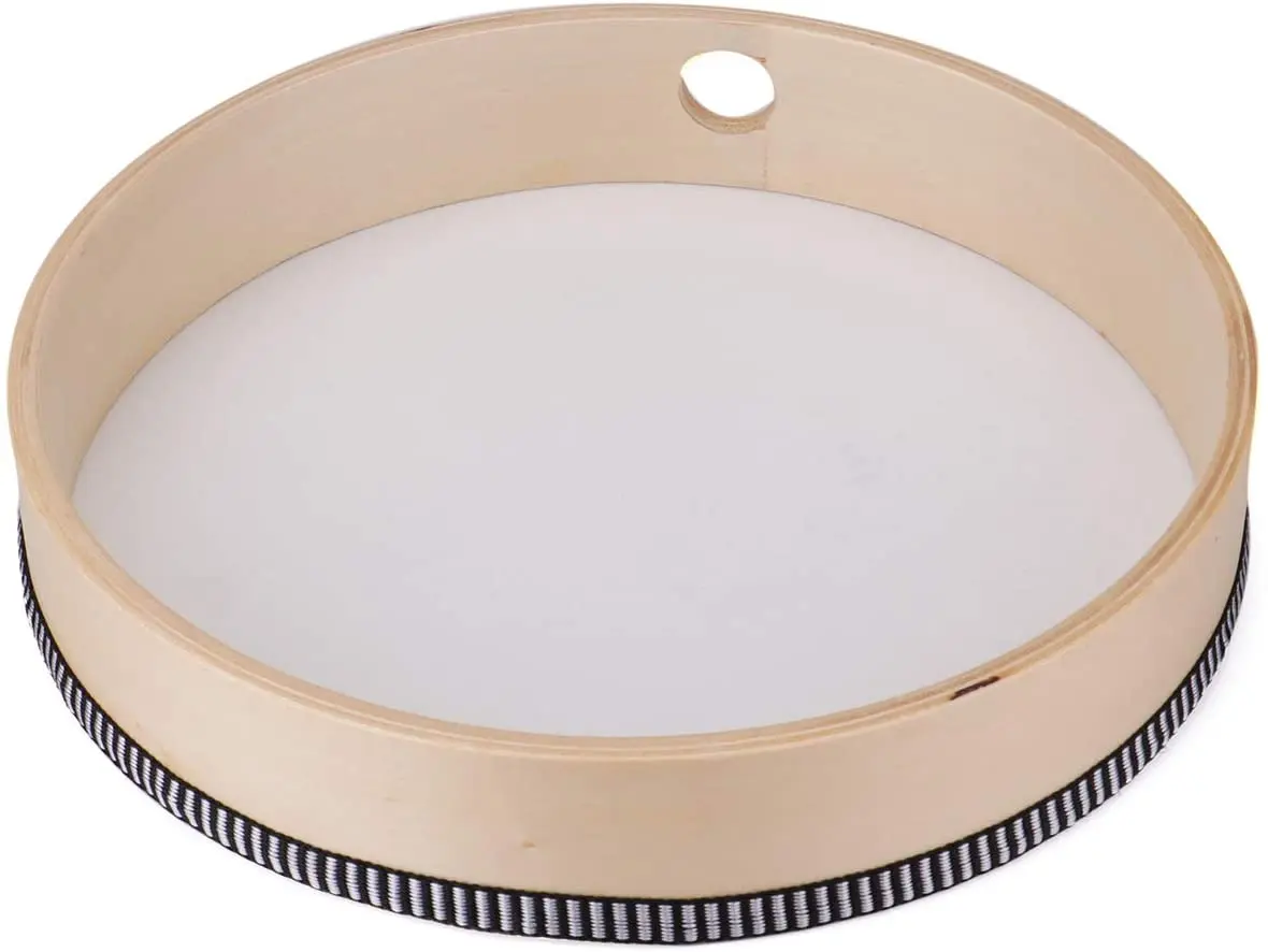 12 дюймов 10 и 8 ручной барабан ударный с деревянной рамой барабанной палочкой