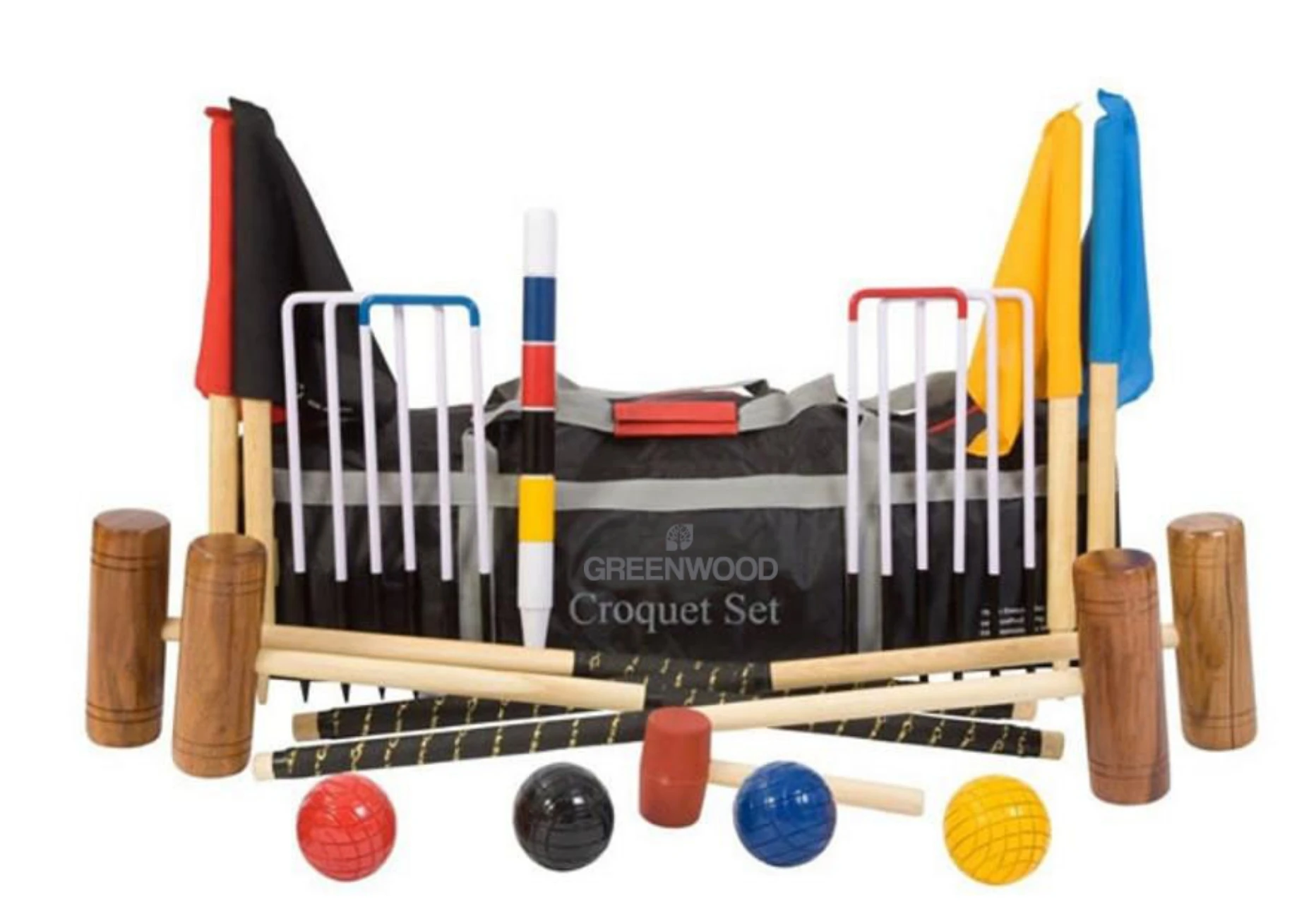promotional or gift Croquet set  Customized size for all season wooden toy game indoor for kids