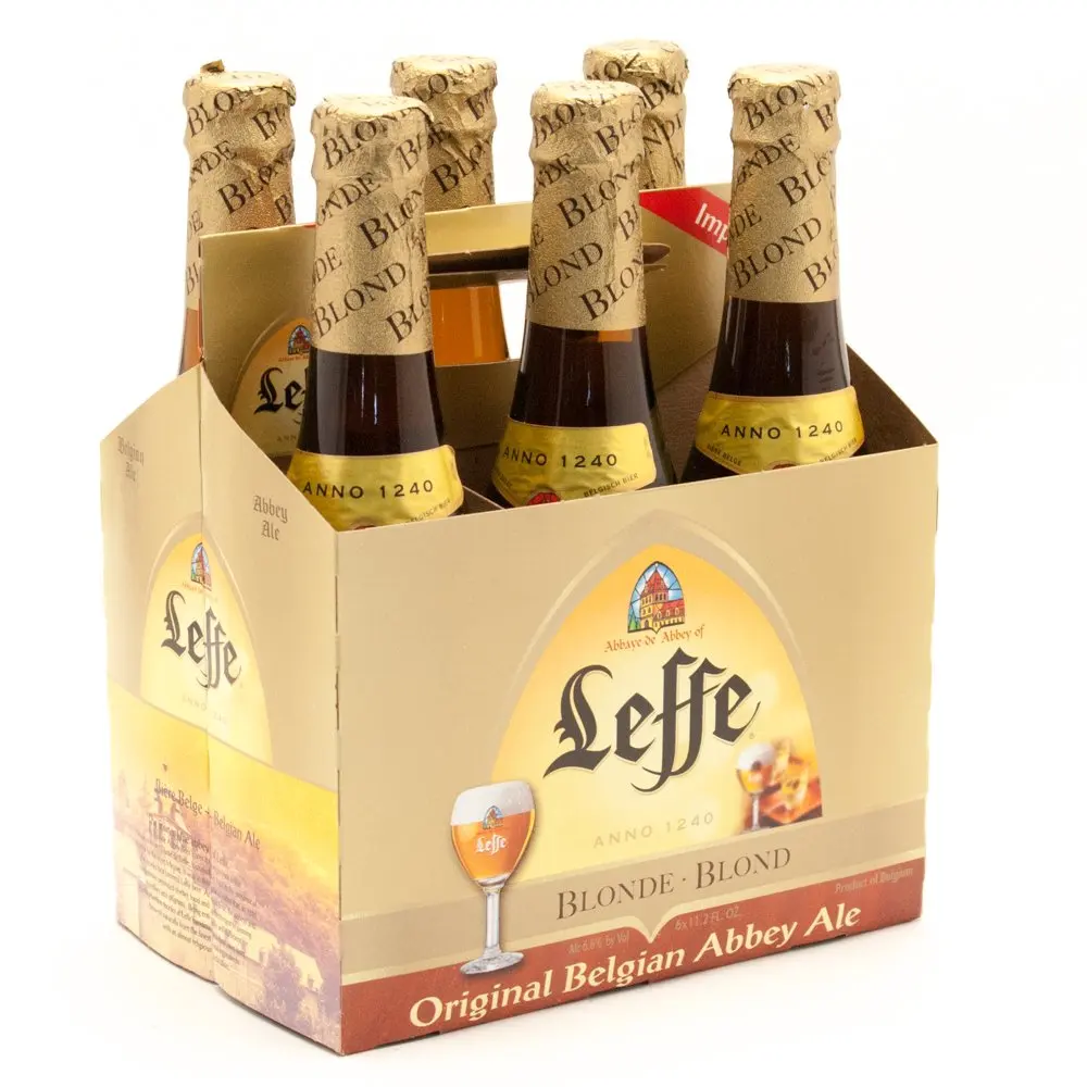 Доступно белое пиво Leffe от завода-производителя