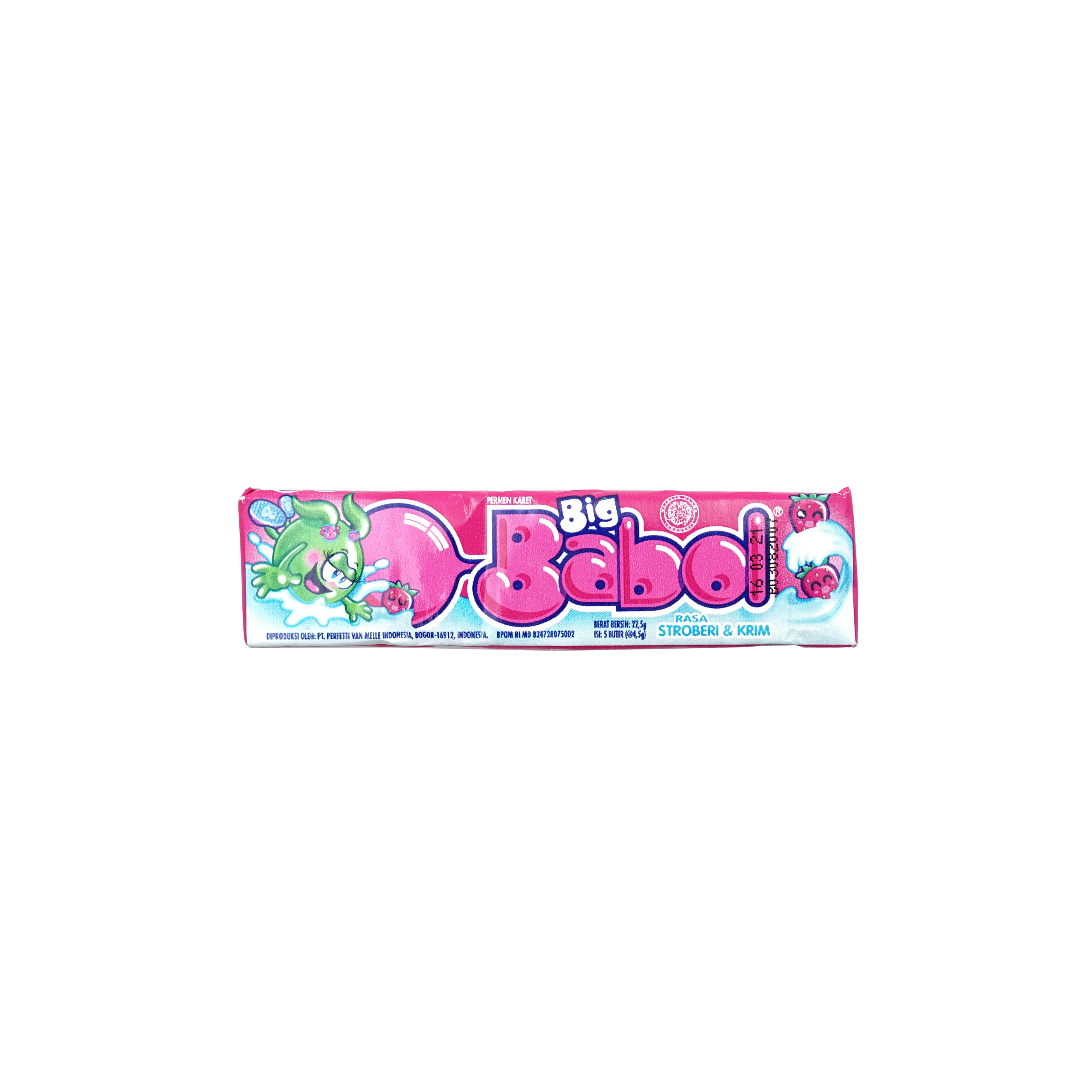 Great Quality Chewing Gum Big Babol Stick 22.5 gr with Strawberry Variant  For adults