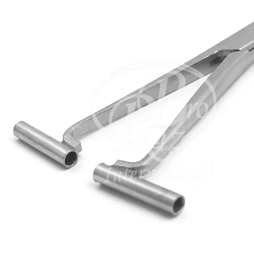 Septum Ring Piercing Clamp Forceps Long Tube Tunnel for Nose