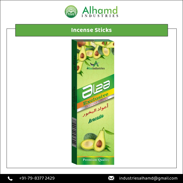 India Origin Manufacturer of Highest Selling 100% Handmade Organic Perfume Aromatic Incense Sticks for Bulk Buyers