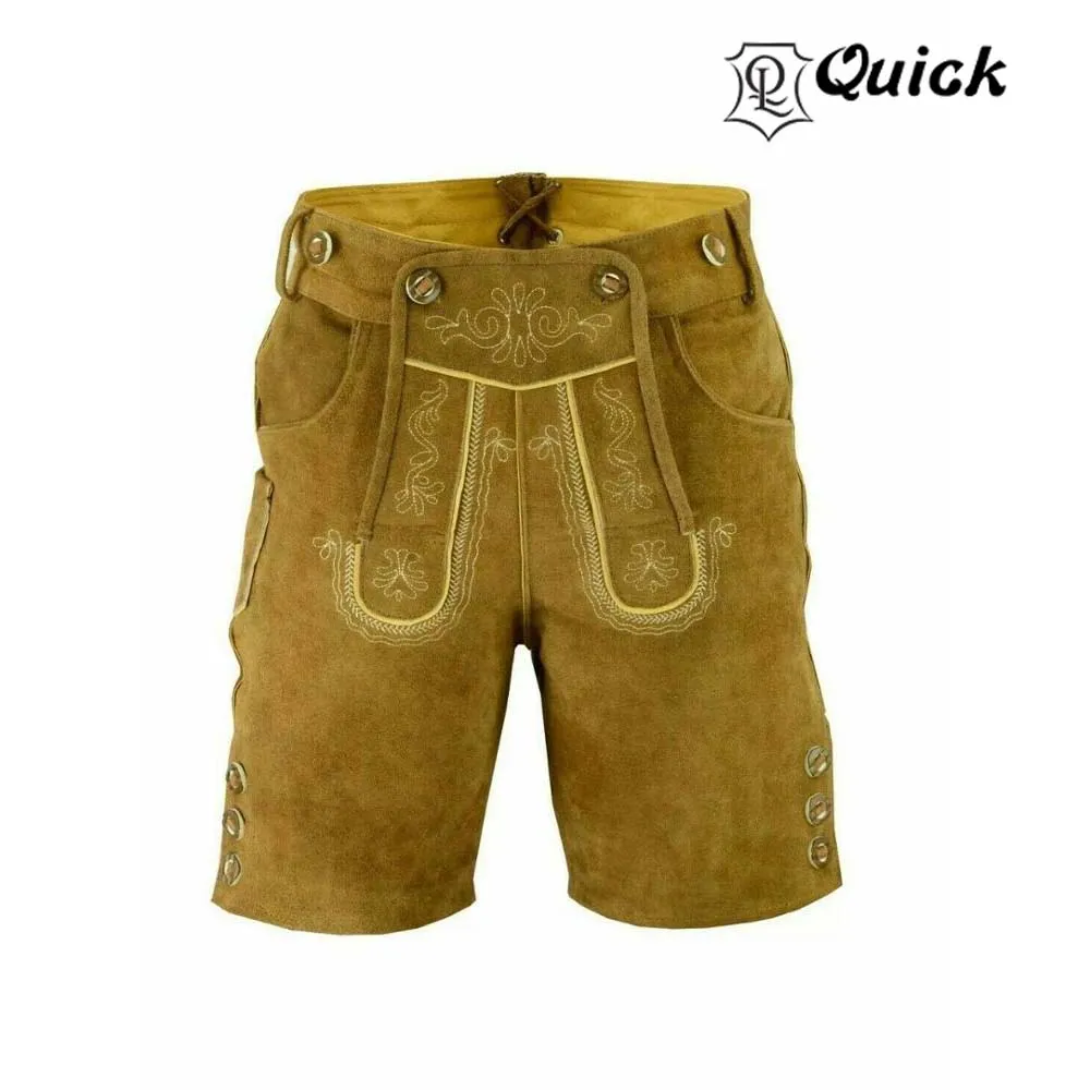 Trachten Mens German Bavarian Shorts Lederhosen Authentic Bundhosen Oktoberfest