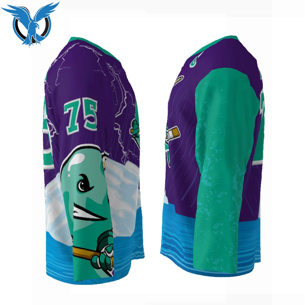 Мужская футболка для хоккея с шайбой удобная и дышащая