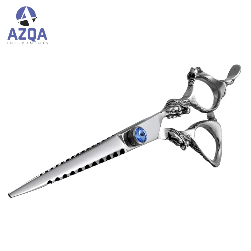 Набор черных парикмахерских ножниц для стрижки волос с регулируемым винтом и упором пальцев сделано в Пакистане