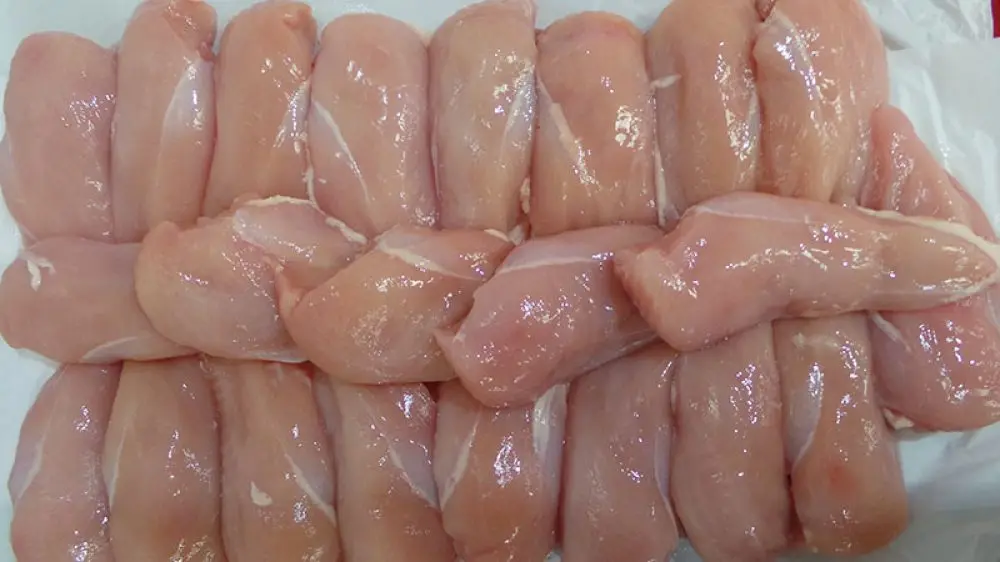 Halal Frozen Chicken Breast with SIF number.