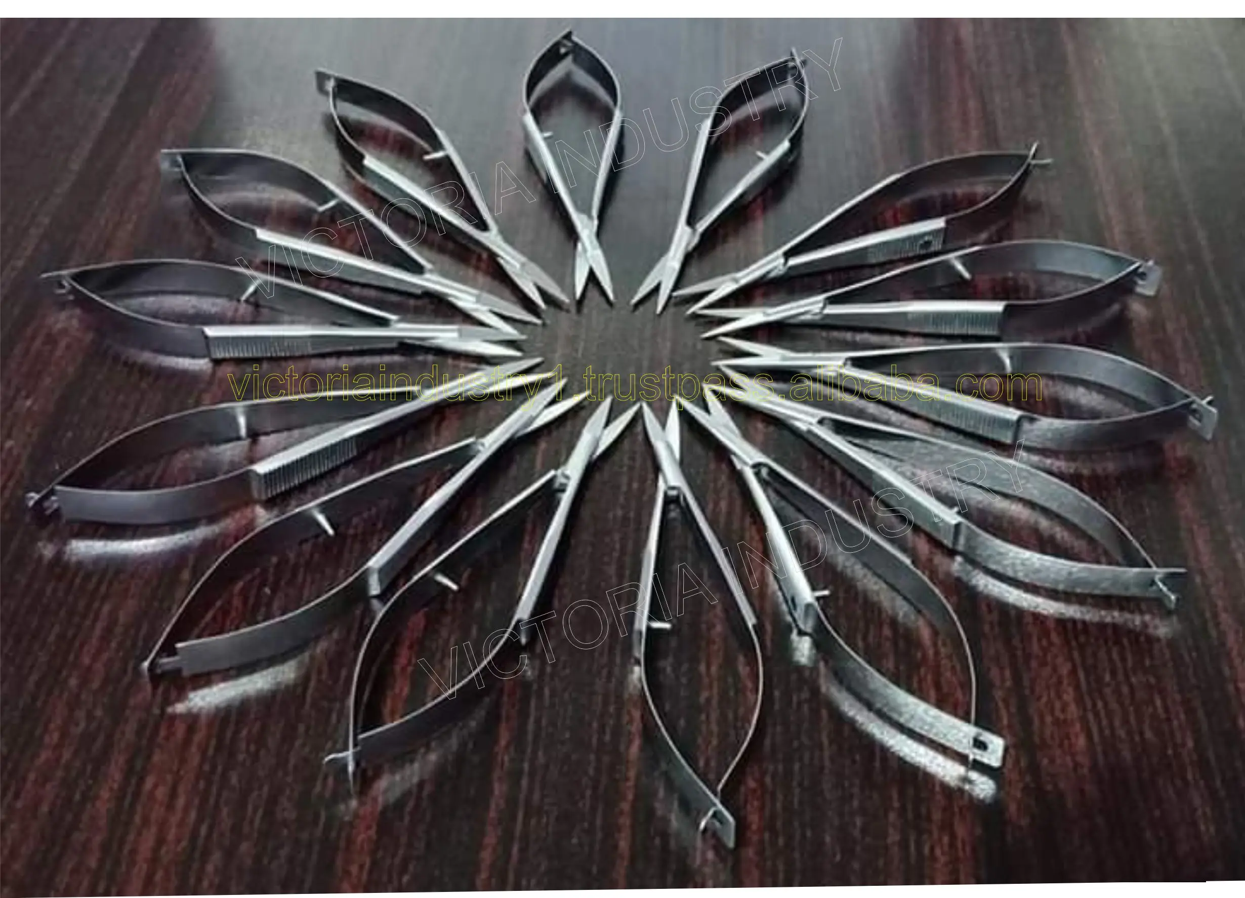  12.5cm Ophthalmic Capsulotomy Vannas Scissors Conjunctival Surgical